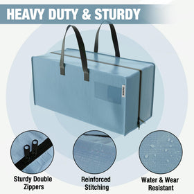 WorkPro heavy-duty moving bags in water-resistant polyethylene for durable transport.