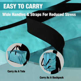 WorkPro bag with 3-layer straps for backpack-style carrying