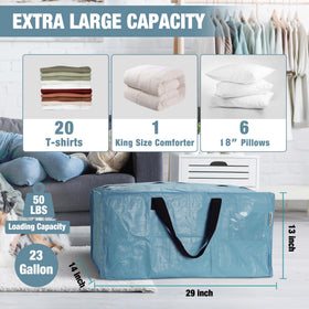 WorkPro bags feature wide top opening for easy packing and unpacking.