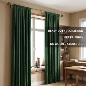 WORLD RODS indoor/outdoor curtain rod suitable for porches and interiors.