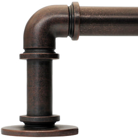 WORLD RODS industrial curtain rod spans 18 to 88 inches with sturdy design.