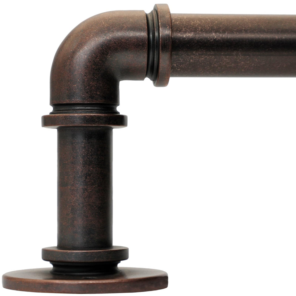 WORLD RODS industrial curtain rod spans 18 to 88 inches with sturdy design.