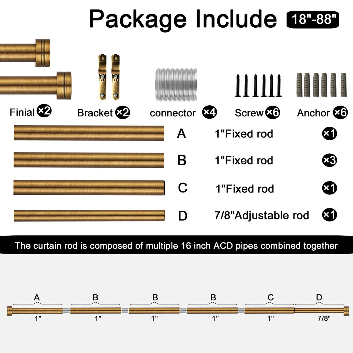 WORLD RODS upgraded splicing method enhances joint stability for daily use.
