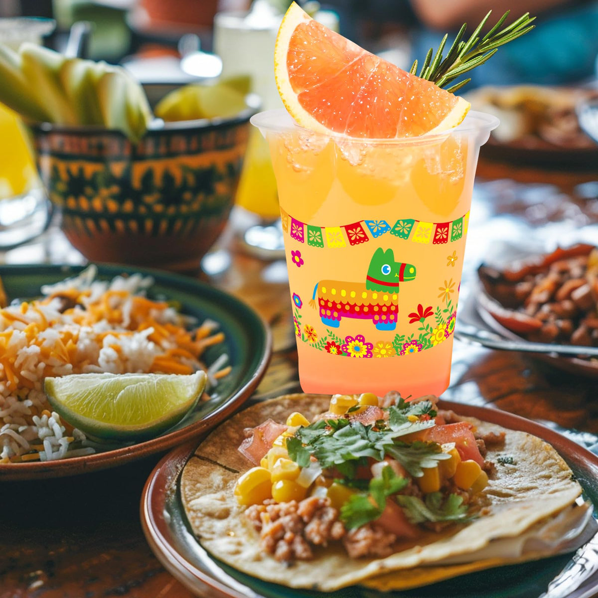 WorldBazaar Cinco de Mayo themed cups add festive flair