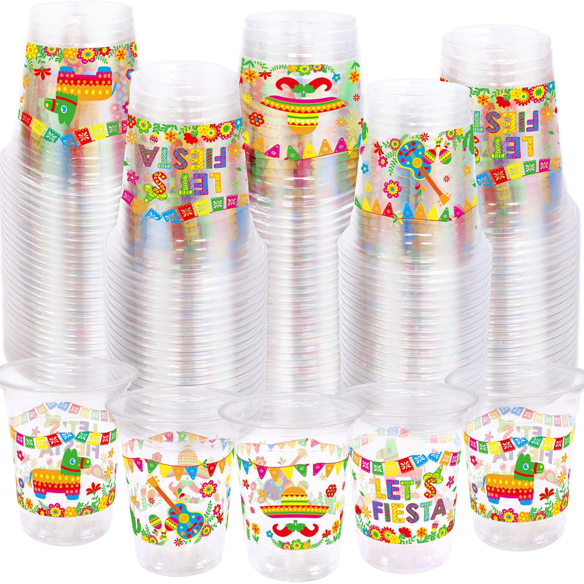 WorldBazaar 12oz margarita-ready cups ideal for cold drinks at gatherings
