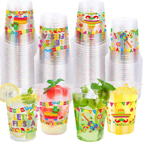 WorldBazaar Fiesta Cups 12oz patterns-four-ways for festive decor