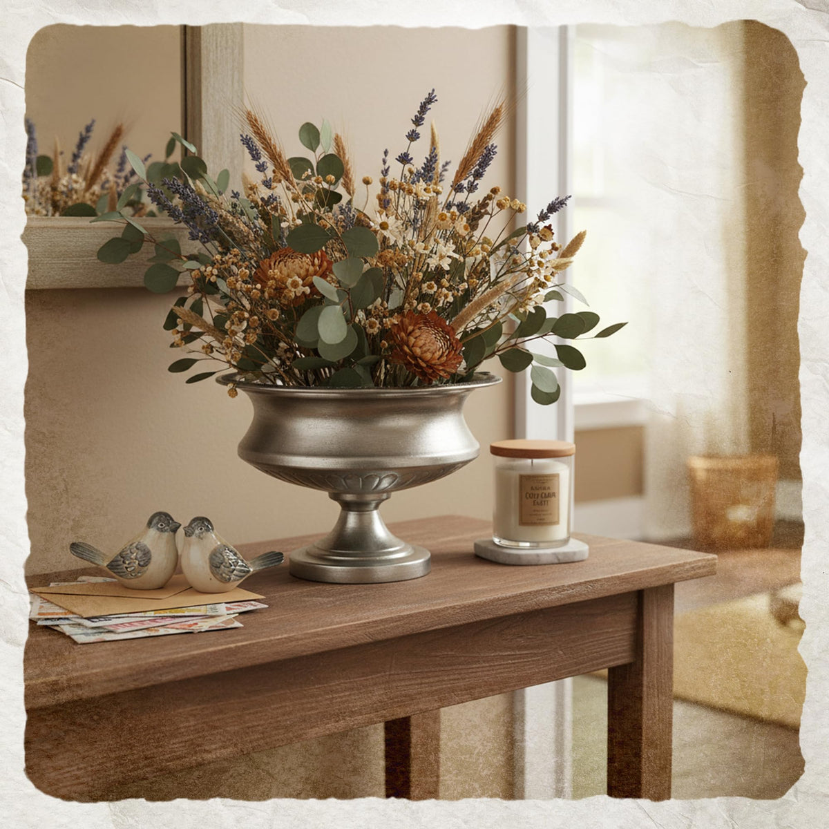 Worth urn vase silver outdoor-ready decor for patios and balconies.