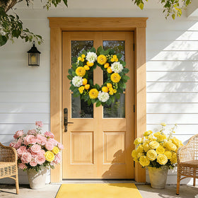 Worthyeah Green berry clusters add fresh texture for farmhouse decor.