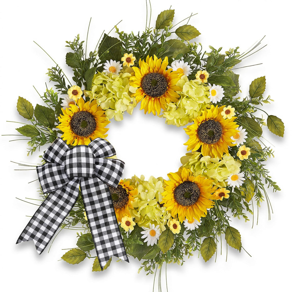 Worthyeah sunflower wreath front door 22 inch welcoming guests with garden charm