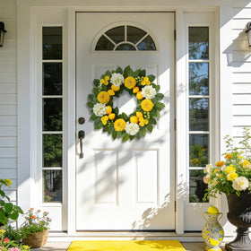 Worthyeah Wreath versatile indoors and outdoors per seasonal styling.