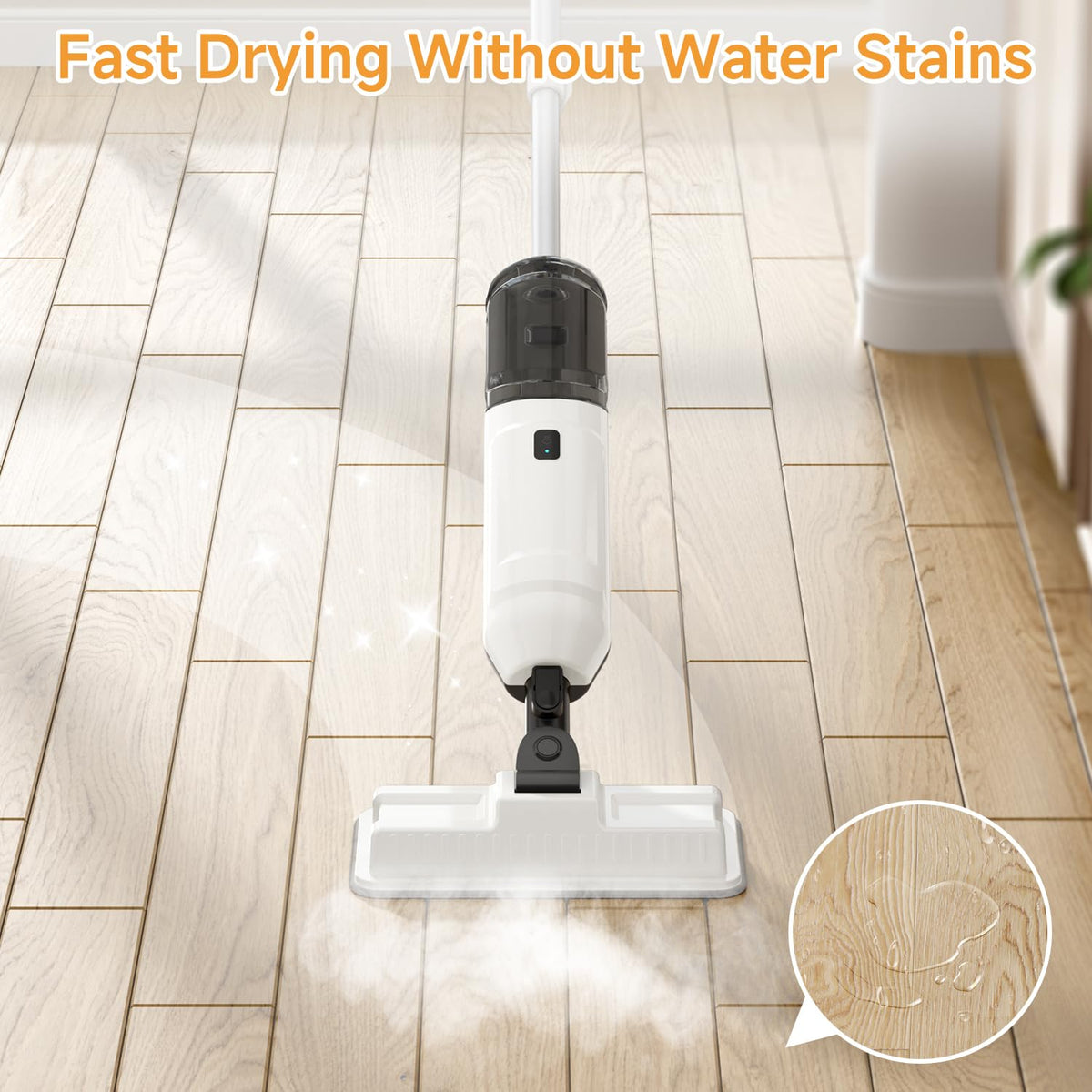Wotaste steam mop accessories including tools for windows and kitchen surfaces