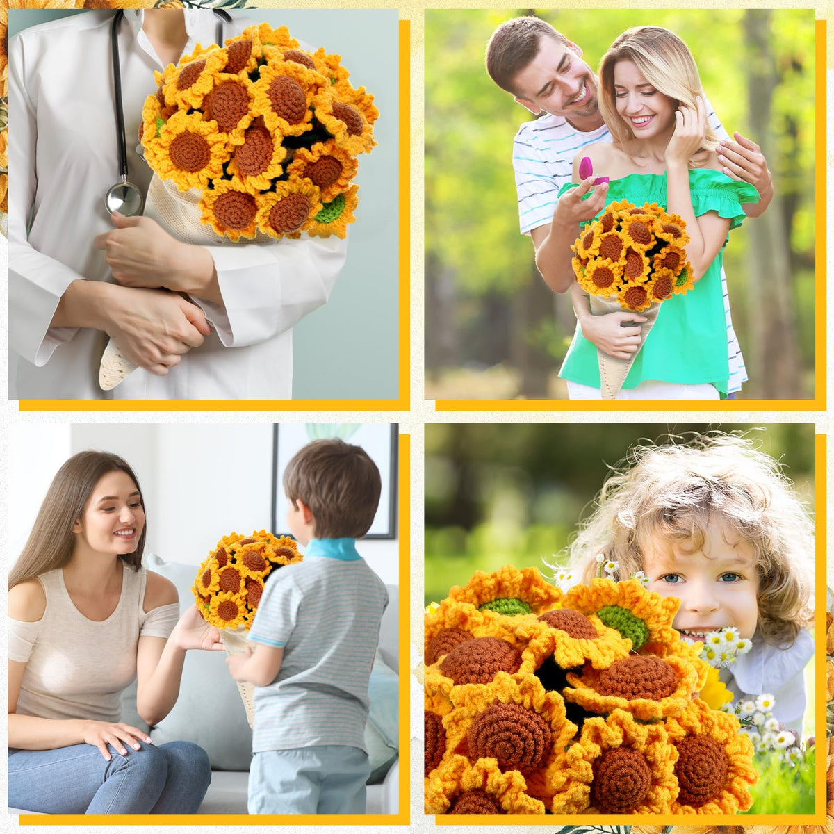 WovWeave Sunflower bouquet blanket elevates beds and lounges with floral charm.