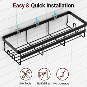 WOWBOX Hooks with towel storage demonstrating versatile bathroom use.