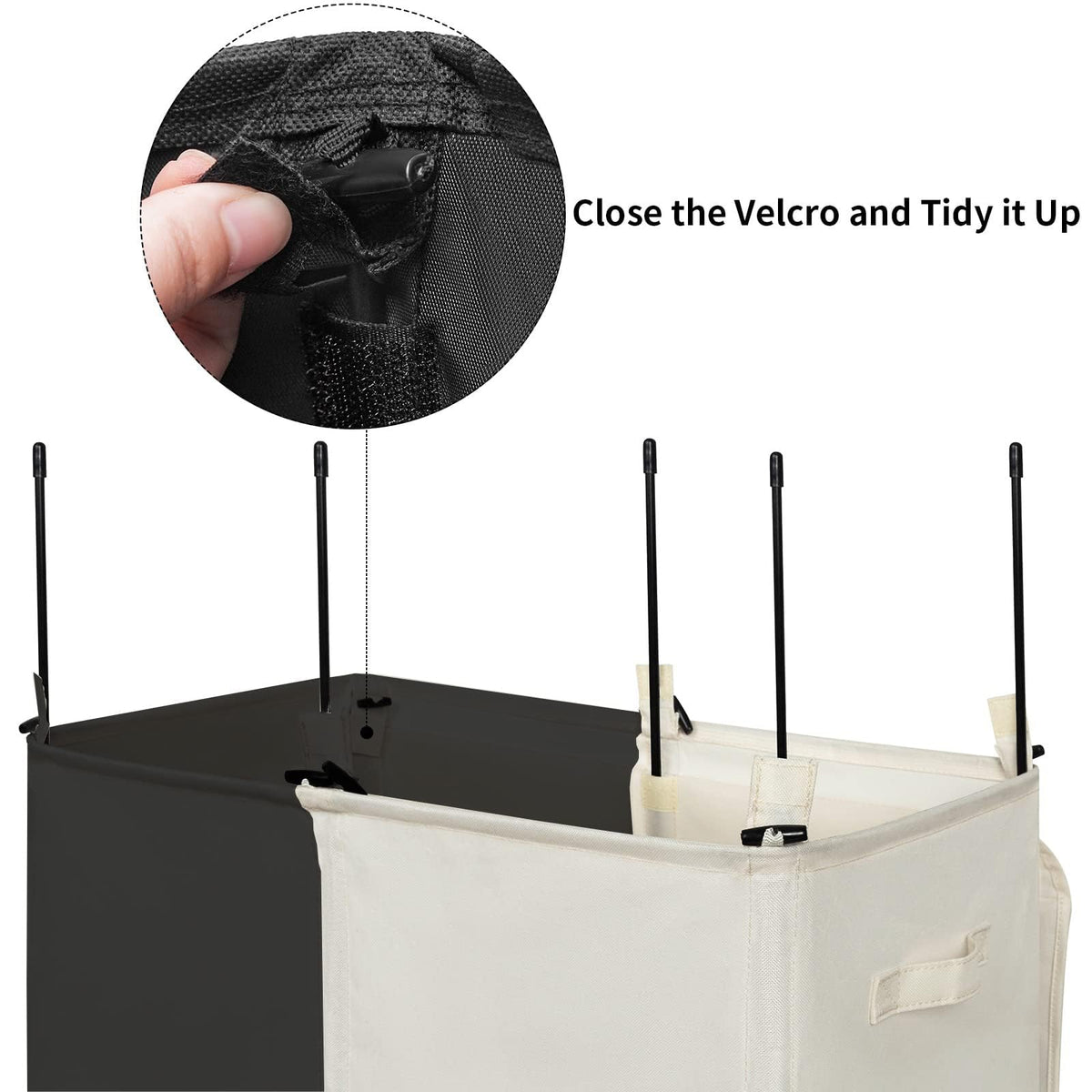 WOWLIVE 154L large capacity holds multiple loads for busy homes.