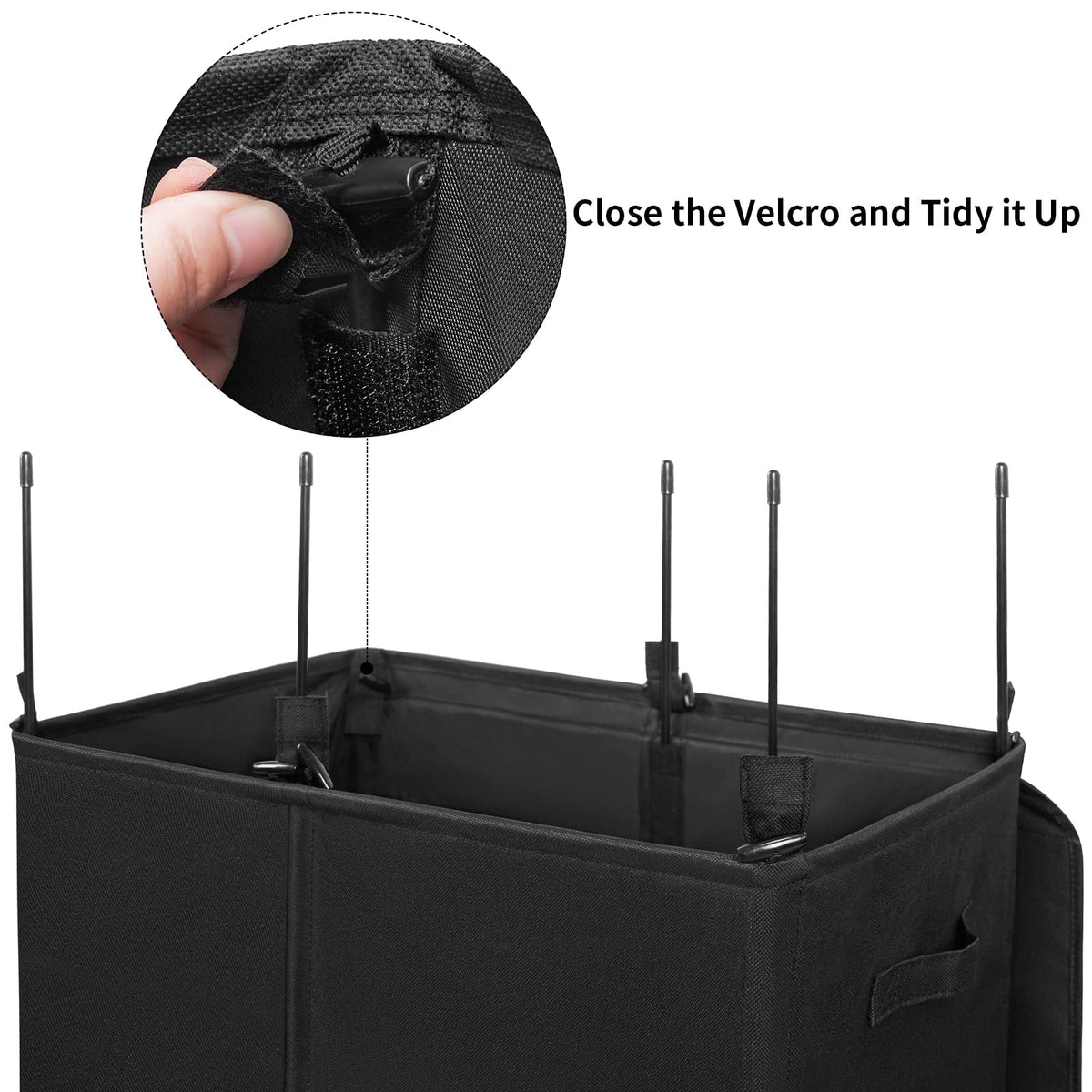 WOWLIVE collapsible design saves space when not in use.