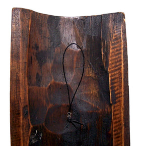 Wowser beach-theme decor with two-piece tiki mask set.