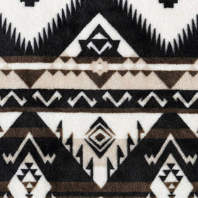 Wrangler Sherpa throw logo patch detail emphasizes Americana design