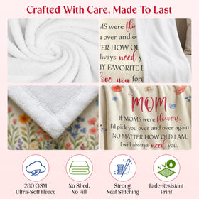 WRAPIX easy-care fleece with durable stitching and vibrant print