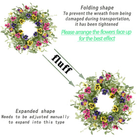 WreathDream durable 20-inch wreath for versatile home decoration.