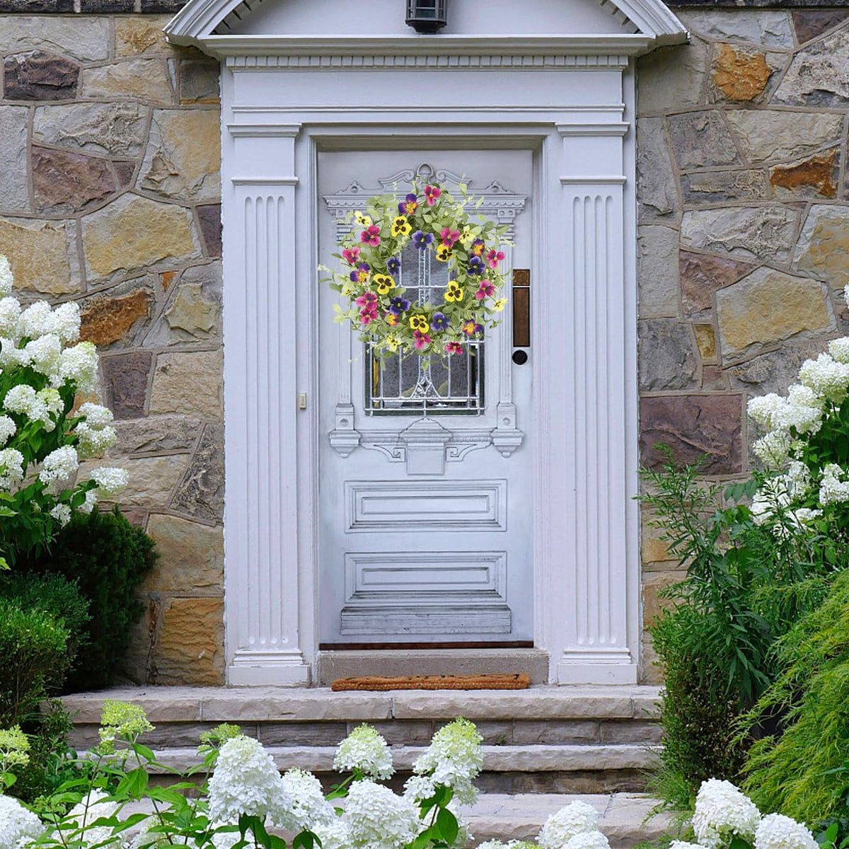 WreathDream wedding or event decor with bright floral focal point.