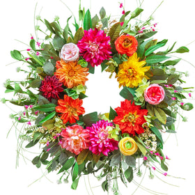 WreathQueen easy-care wreath that cleans with a dry cloth