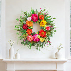 WreathQueen gift idea spring wreath suitable for celebrations