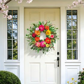 WreathQueen weatherproof wreath designed for outdoor and indoor use