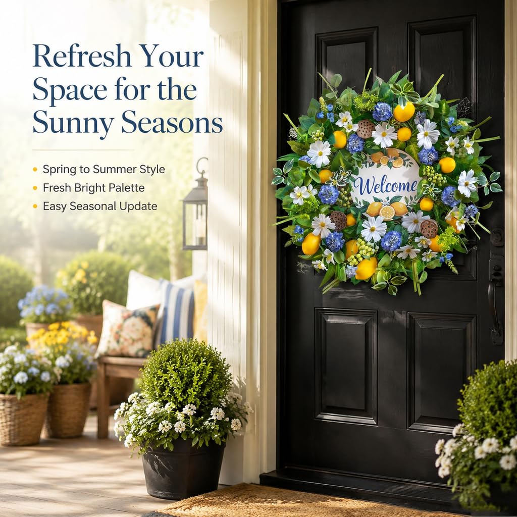 WreathQueen porch-fireplace ambiance decoration that stays vibrant.