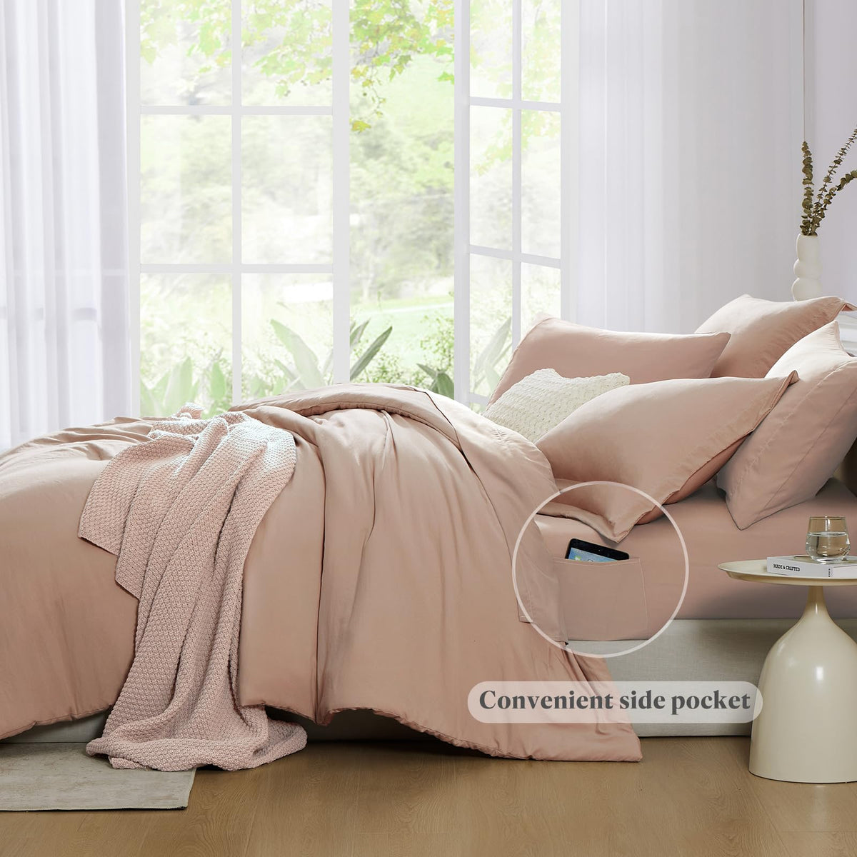 WRENSONGE pillowcases 20x30 keep pillows fresh and tidy.