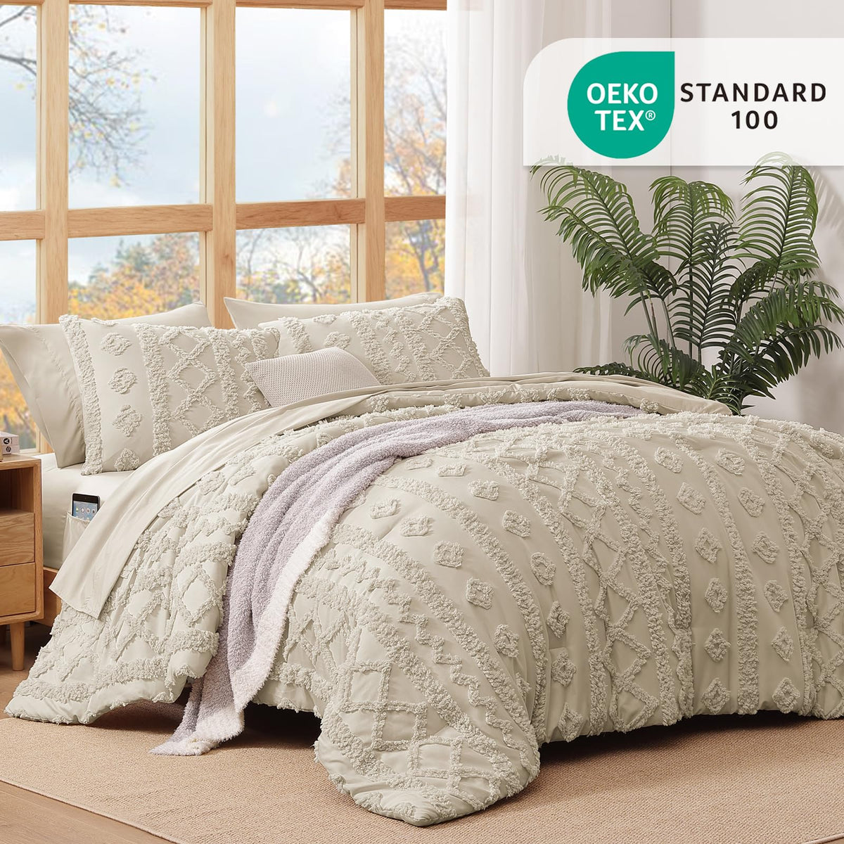WRENSONGE two pillowcases and two shams for coordinated style