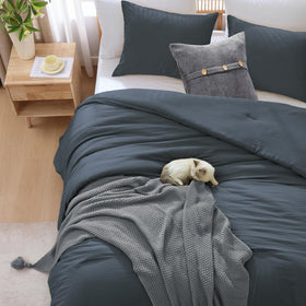 Wrensonge minimalist bedroom styling with clean lines.