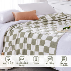 wrensonge checkered throw packed for travel and outdoor use