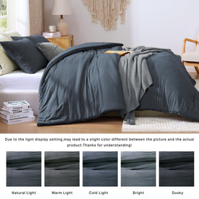 Wrensonge comforter with two shams for a complete look.