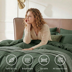 WRENSONGE flat sheet queen 90x102 completes the bed setup with smooth coverage.