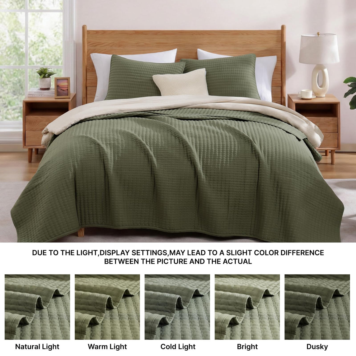 WRENSONGE quilt doubles as a sofa cover for protection.