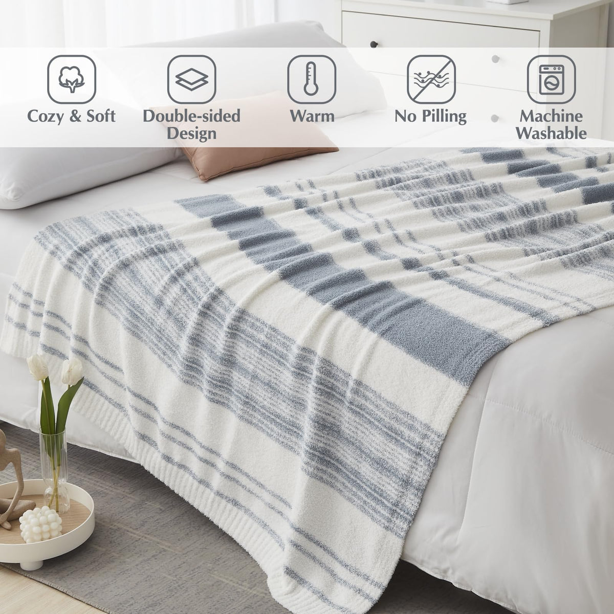 Wrensonge soft microfiber close-up shows durable, cozy plush.