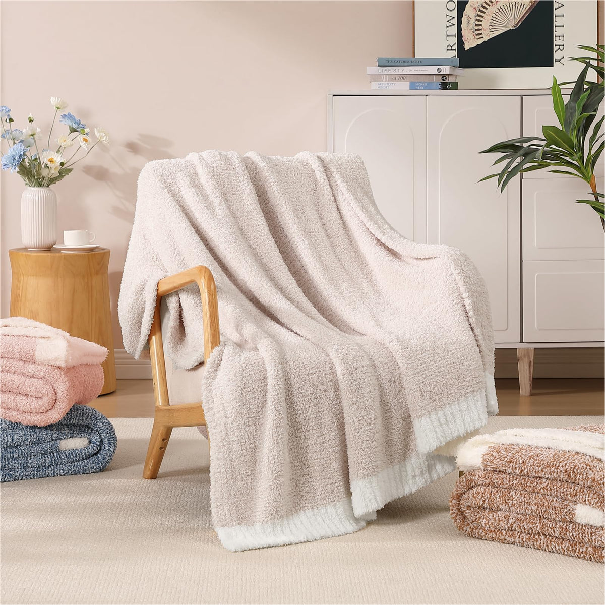 WRENSONGE hand-woven throw blanket showcases craftsmanship and durable stitching