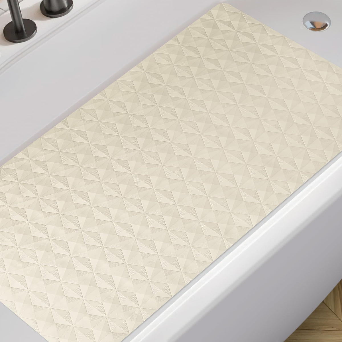 WRISIN bath mat dries quickly with air circulation after showers