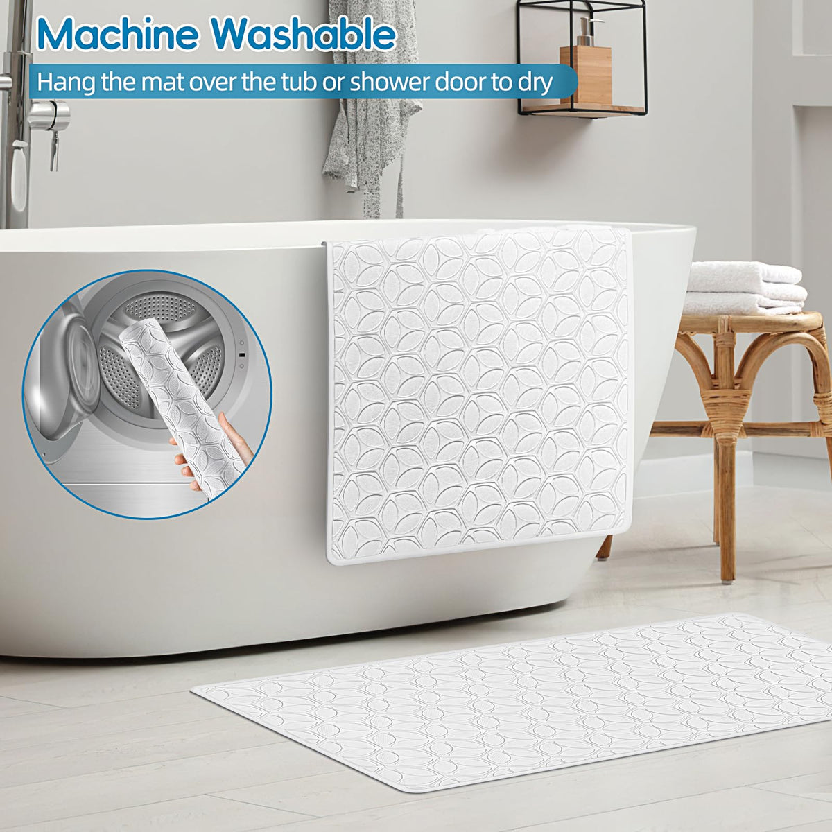 WRISIN massage bumps provide gentle foot relief and grip.