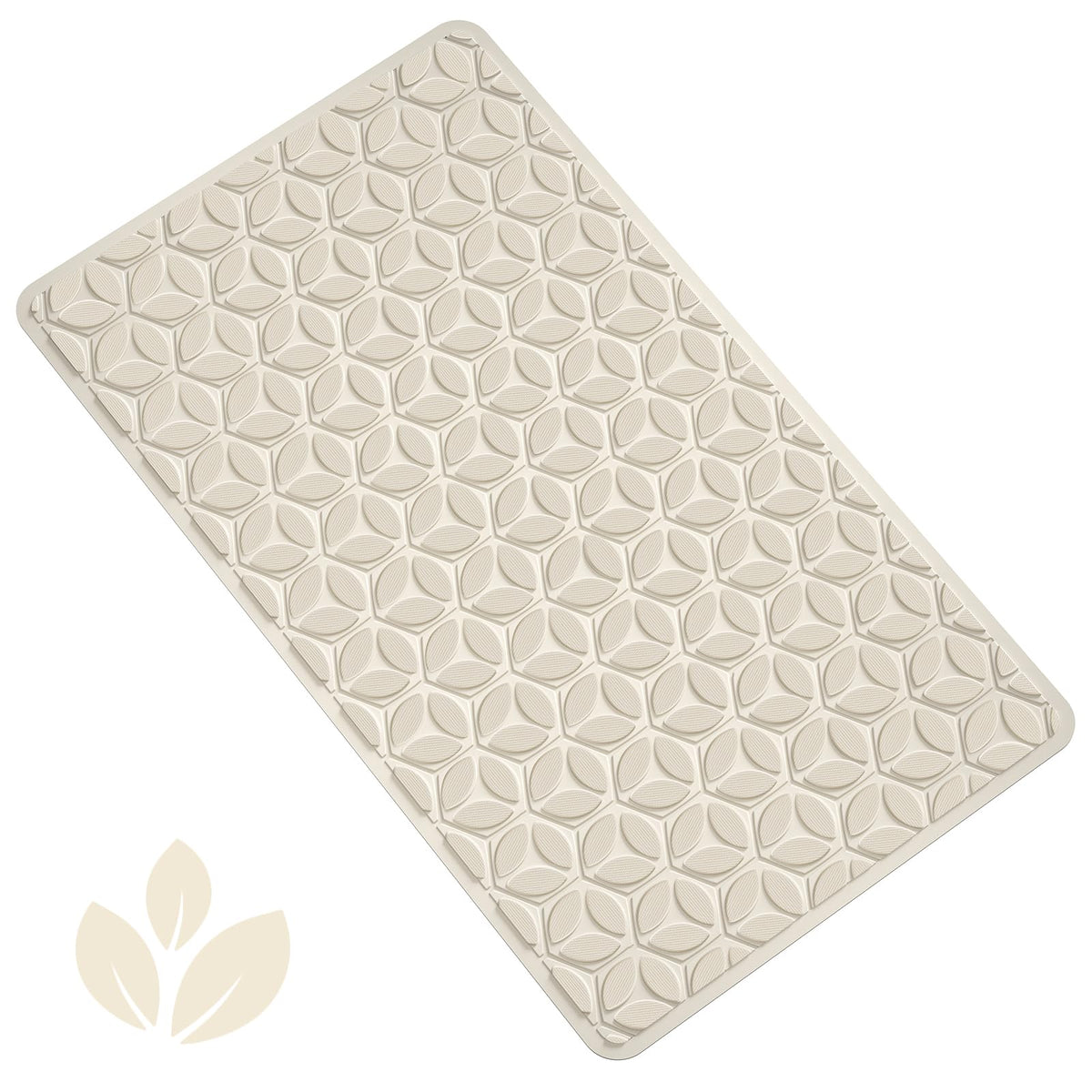 WRISIN bathtub mat non-slip texture for stable footing in bath and shower safety.