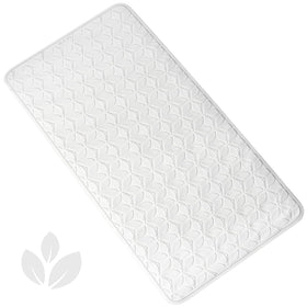 WRISIN bathtub mat with suction cups for secure placement in baths.