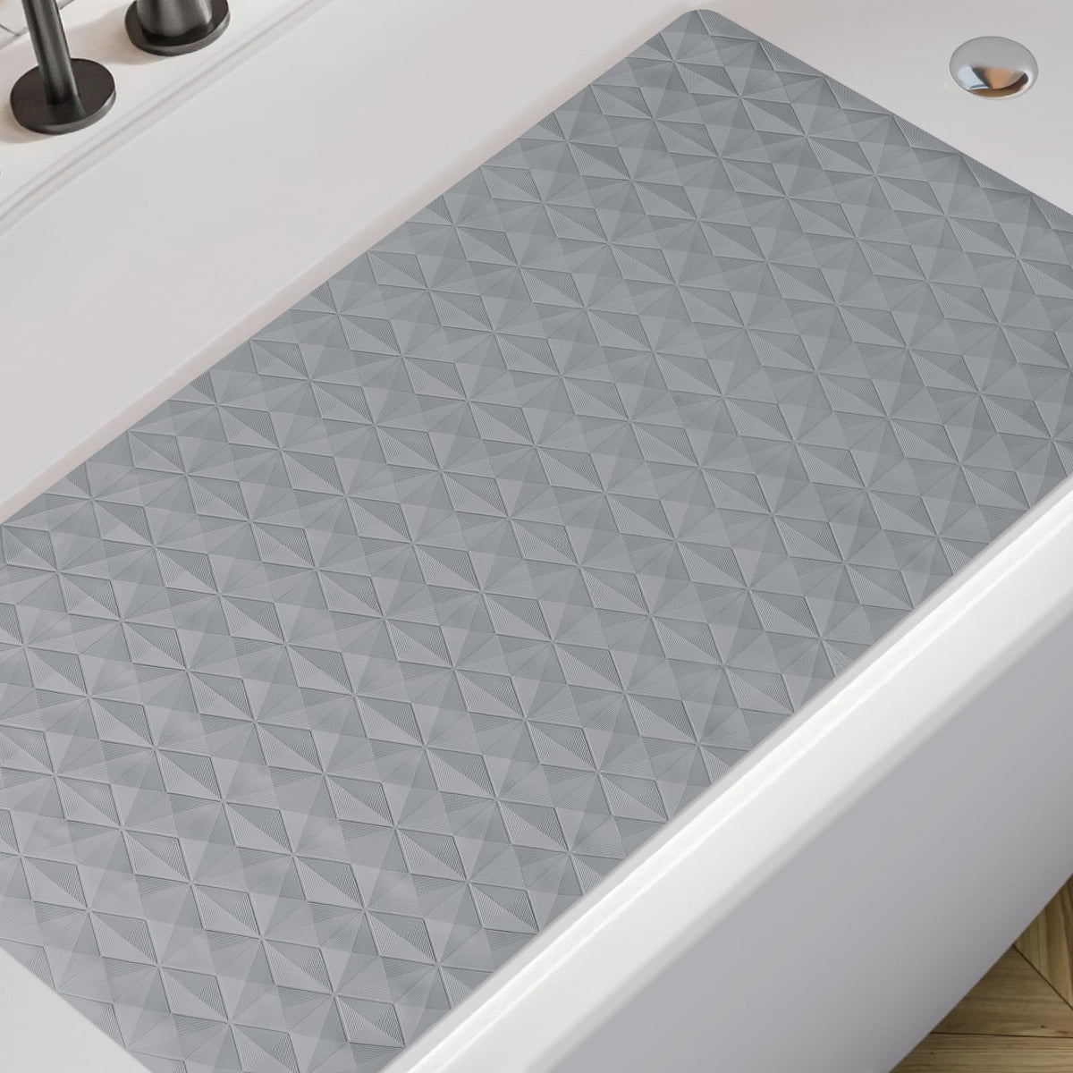 WRISIN elegant bathroom safety mat complements any décor.