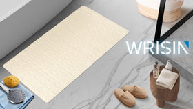 WRISIN machine washable bath mat for easy care