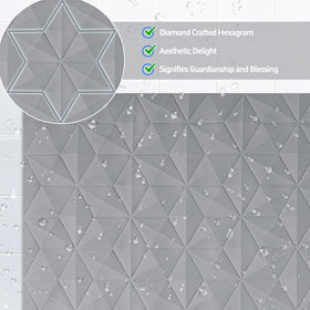 WRISIN natural rubber bath mat shows soft surface and skin-friendly material.