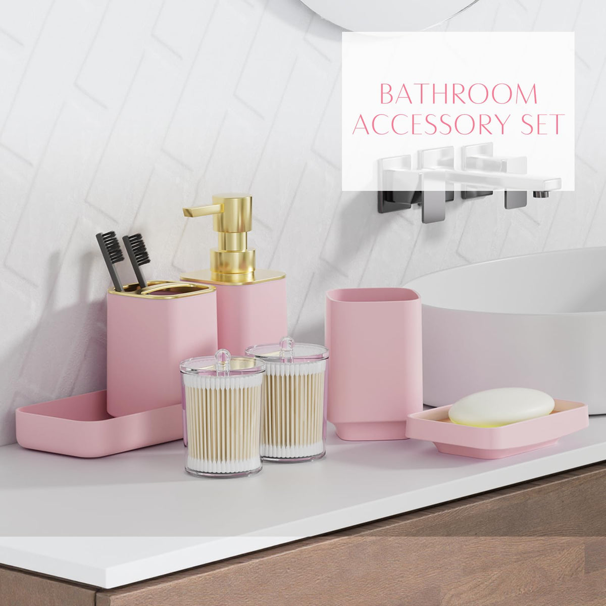 WSBArt pink soap dish keeping soap dry and within reach