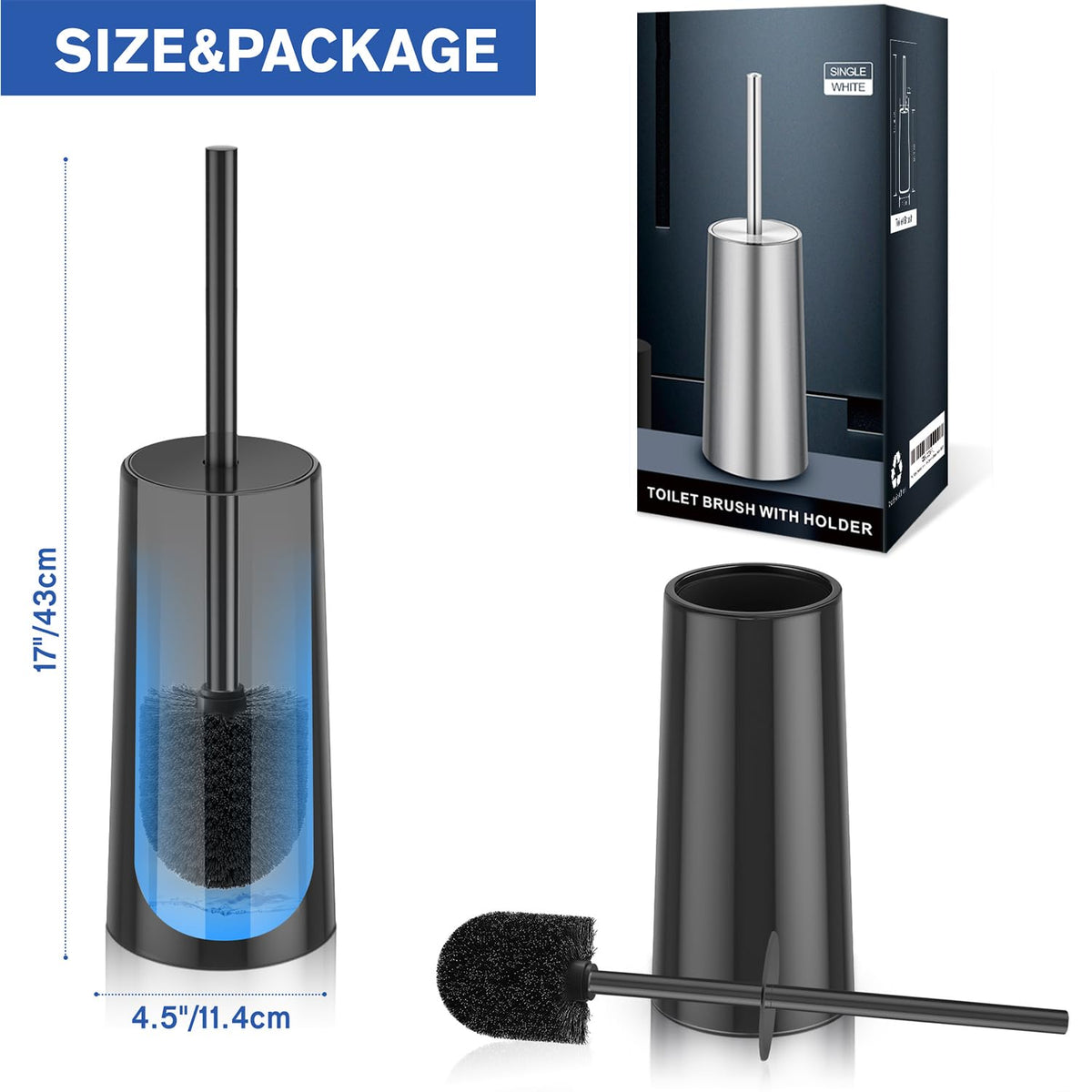 Wsedor easy-to-clean set enhances bathroom hygiene and style.