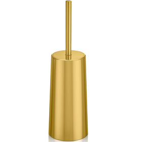 Wsedor toilet brush with gold ergonomic handle for durable cleaning.