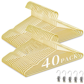 WSJYKN gold heavy-duty hanger for coats and jackets