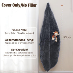 WSOFRLAC cover with DIY-fill idea for customizable comfort.