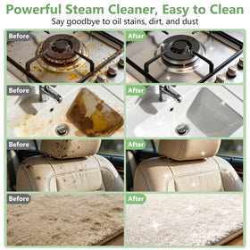 WSRYYCC steam cleaner in action releasing high-temperature steam to dissolve grime.
